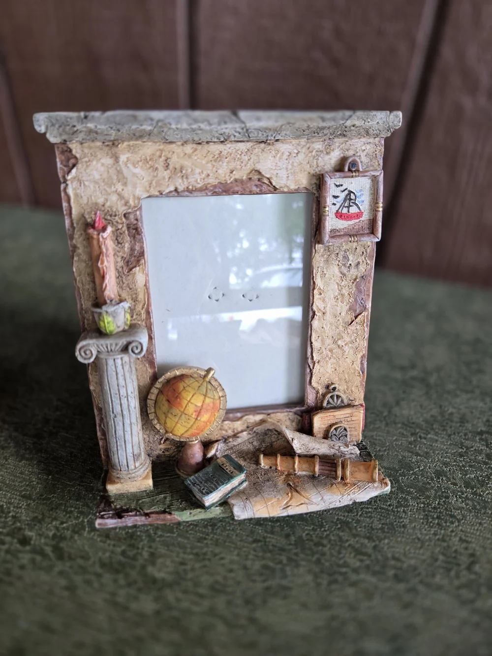 Rustic Scholar Decorative Photo Frame